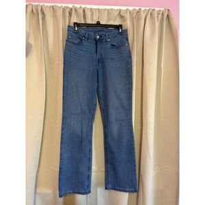 LL Bean 1912 Denim Womens Blue Jeans Size 10 Reg Medium Wash Bootcut